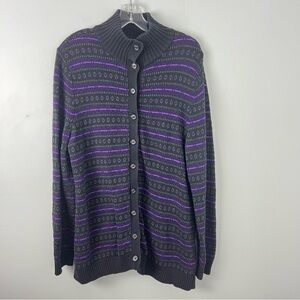 Chaps Fair Isle Cardigan Buttons